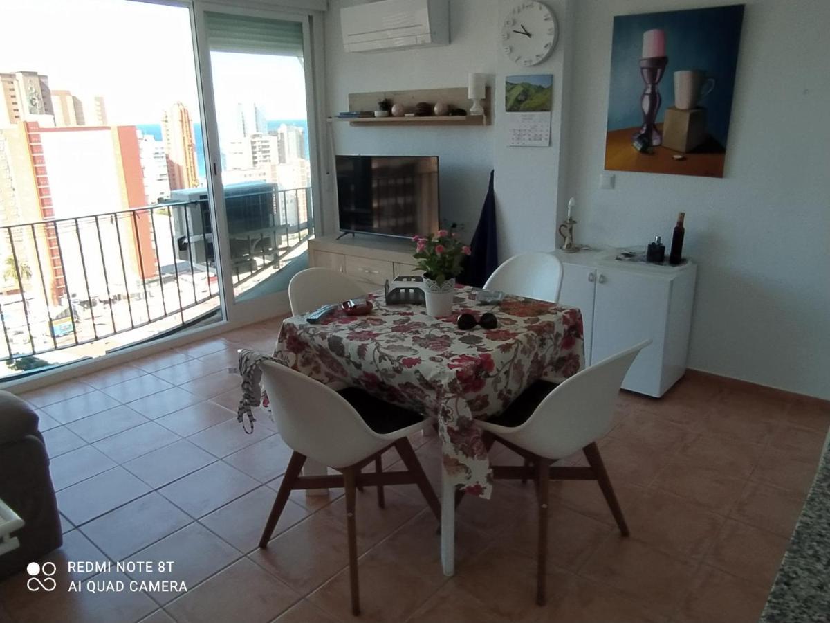 Apto San Angelo Benidorm Vistas Al Mar 400 M エクステリア 写真